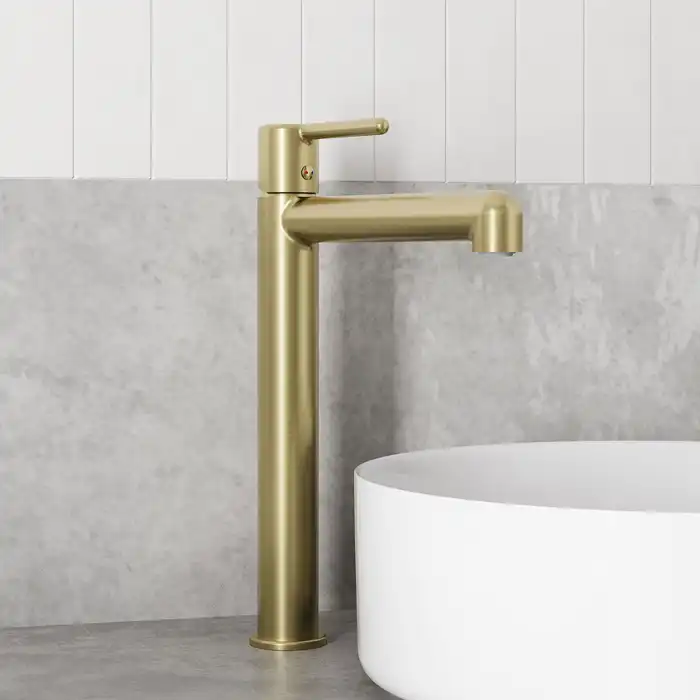 Смеситель для раковины IDDIS Aiger AIGMG01i01 высокий цвет, Матовое золото фото 2