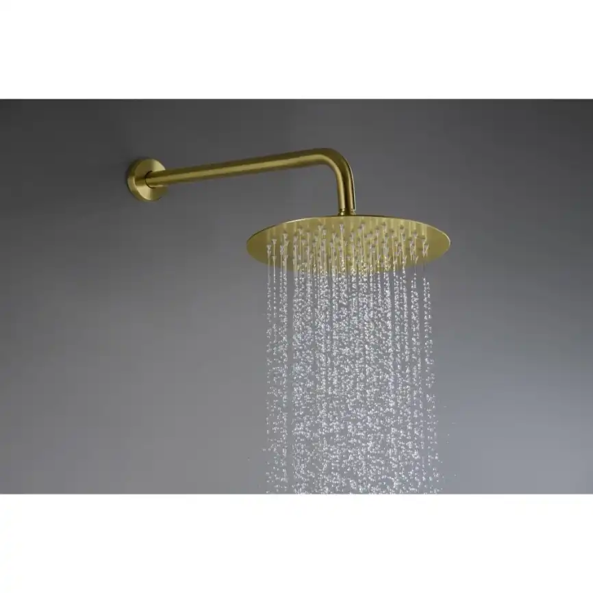 Душевая система Aquatek Европа AQ1376BG для душа встраиваемая, с термостатом, Золото матовое фото 4