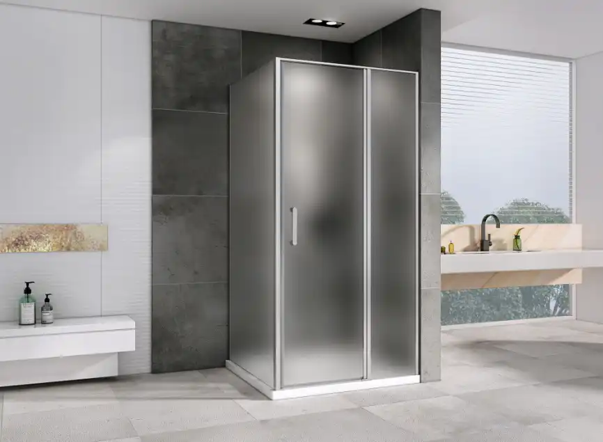 Душевой уголок ABBER Sonnenstrand 100х75 см, AG04100MS-S75M, профиль хром, стекло матовое фото 2