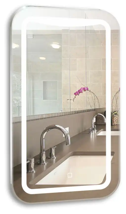 Зеркало Azario Турин 40х70 LED-00002501 с подстветкой, сенсорный выключатель с функцией диммера фото 1