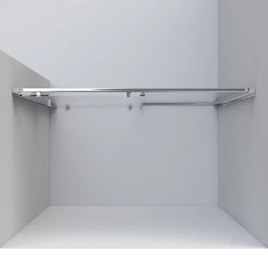 Душевая дверь Vincea Garda 125 VDS-1G125CLGM, раздвижная, профиль вороненая сталь, стекло прозрачное фото 3