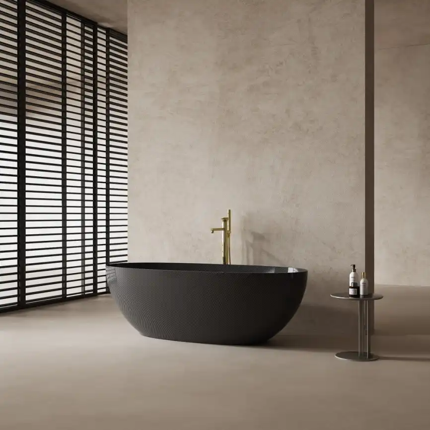 Карбоновая ванна ABBER Karbon 170х75 AK9001-1.7 черная фото 4