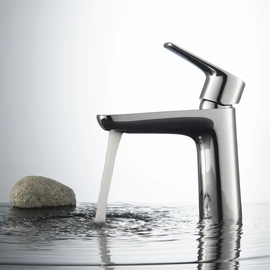 Смеситель для раковины Aquatek Бетта AQ1110CR, однорычажный, цвет Хром фото 5