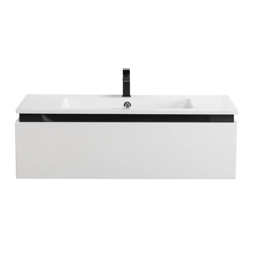 Тумба под раковину Cezares SLIDER 100 см, SLIDER-1000-1C-SO-BO подвесная, Bianco Opaco фото 1