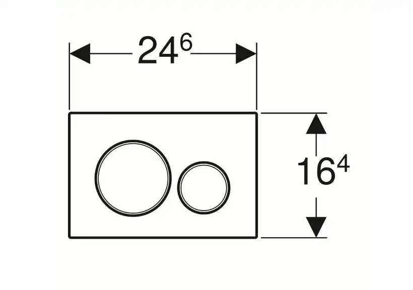 Клавиша смыва Geberit Sigma 20 115.882.SN.1 Нержавеющая сталь фото 2