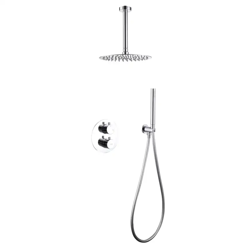 Душевая система ABBER Wasser Kreis AF8121 скрытого монтажа без излива, хром фото 1