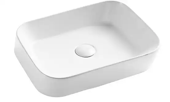 Раковина накладная CeramaLux 450х390х120 2242, цвет Белый фото 1