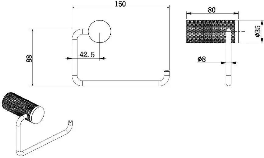 Держатель для туалетной бумаги Allen Brau Priority 4.0 6.31С07-00 хром фото 2