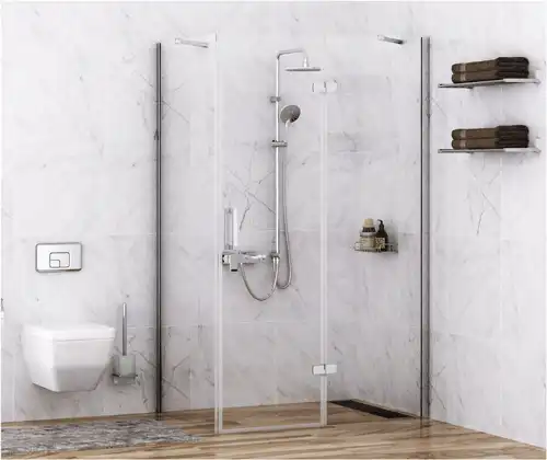 Душевой уголок WasserKRAFT Aller 10H 120х90 10H07RWHITE профиль Белый / Хром стекло Прозрачное фото 4