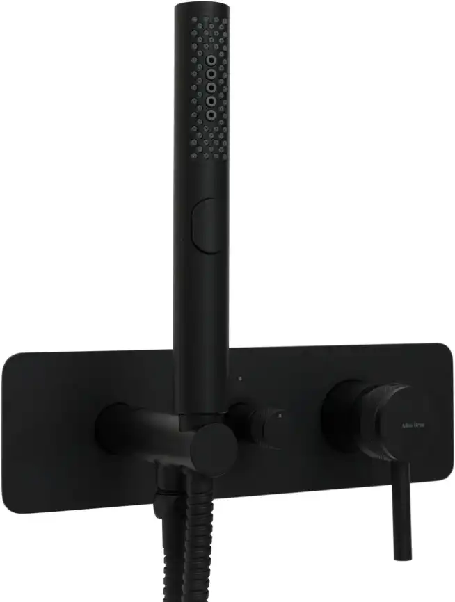 Смеситель для душа Allen Brau Priority 5.31009-31 встраиваемый, с внутренней частью, Черный матовый фото 6