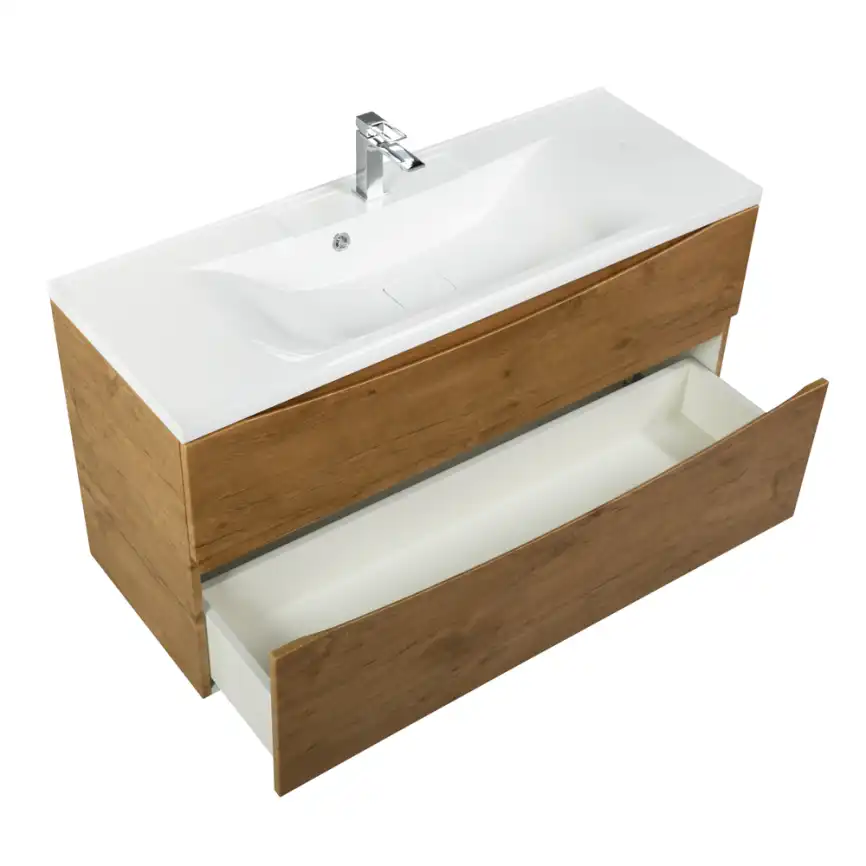Тумба под раковину BelBagno MARINO-H60-1200-2C-SO-RN-P подвесная Rovere Nature фото 5