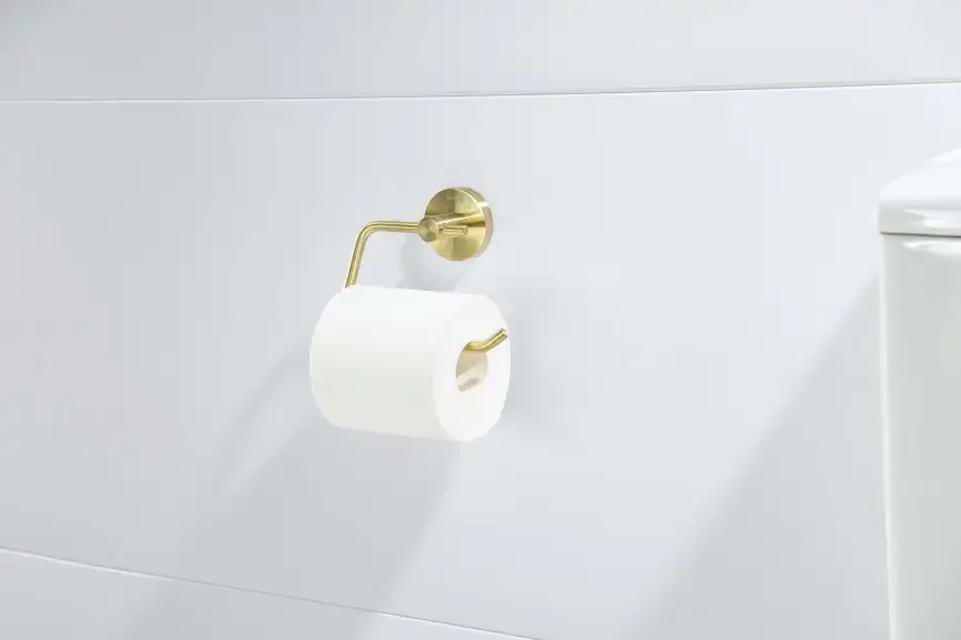 Держатель туалетной бумаги Aquatek Европа AQ4118BG, Золото матовое фото 3