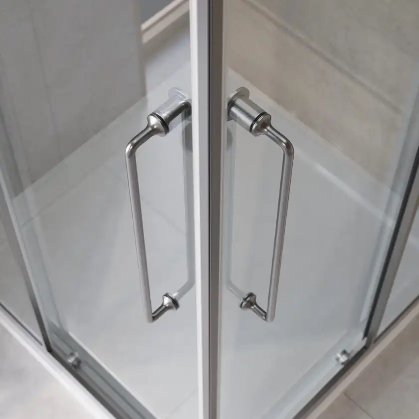 Душевой уголок CEZARES RELAX-304-AH-2-120/90-C-GM стекло Прозрачное, профиль Оружейная сталь фото 4