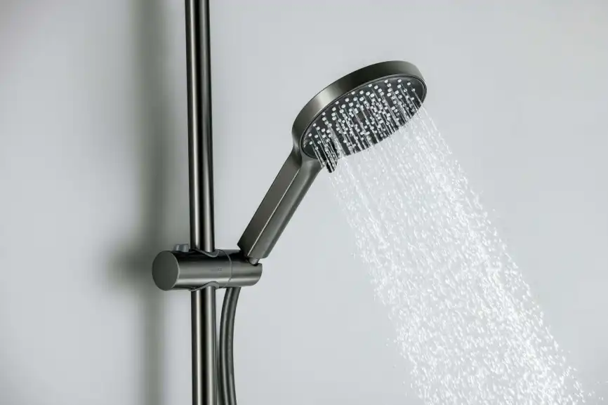 Душевой гарнитур Aquatek Лугано AQ2022BGM, Оружейная сталь фото 10