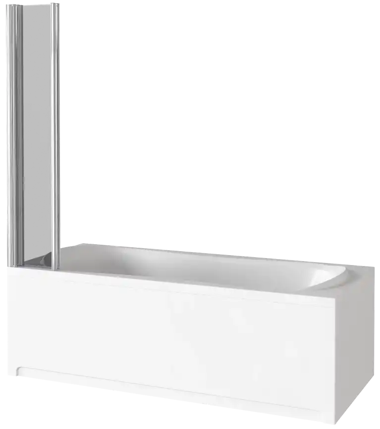 Шторка для ванны Good Door SCREEN GR5-120-C-CH 120 см, ПД00082, профиль Хром, стекло Прозрачное фото 3