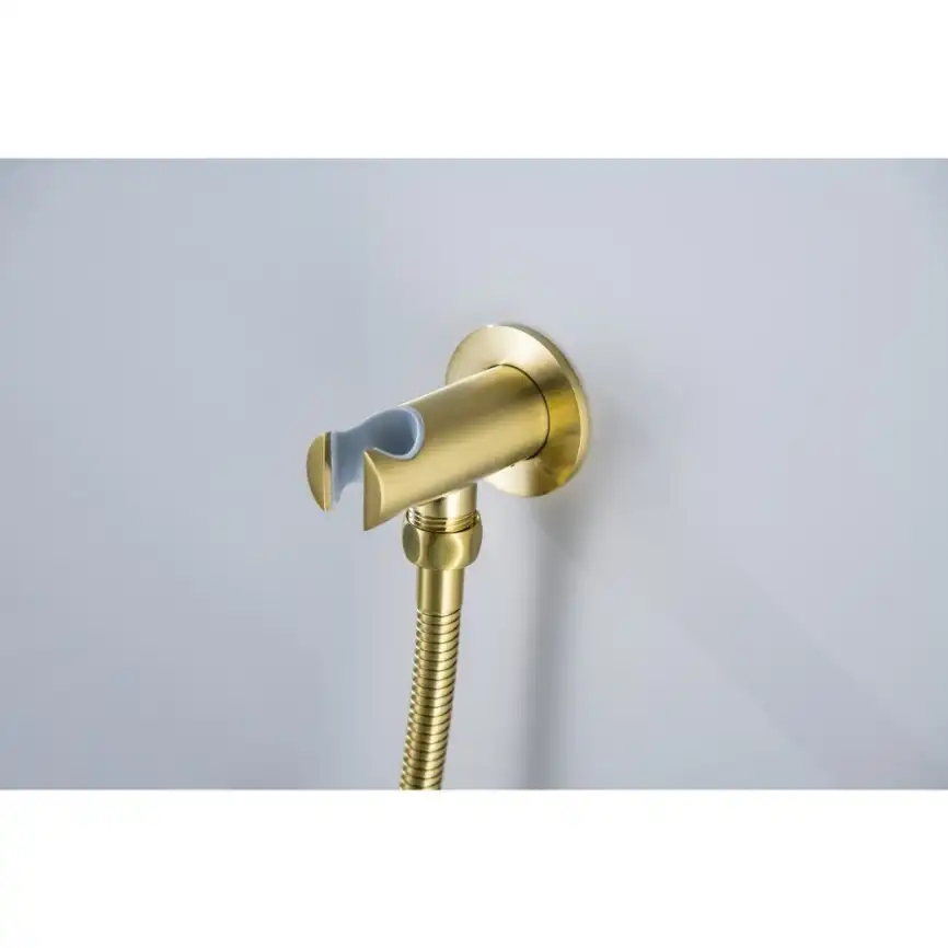 Душевая система Aquatek Европа AQ1376BG для душа встраиваемая, с термостатом, Золото матовое фото 6