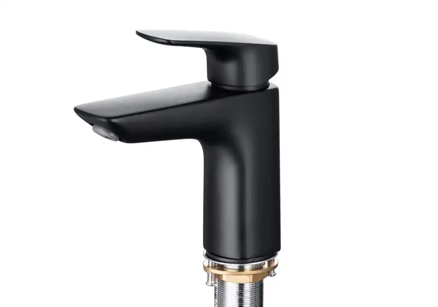 Смеситель с гигиеническим душем Aquatek Вега AQ1012MB, однорычажный, цвет Черный матовый фото 3