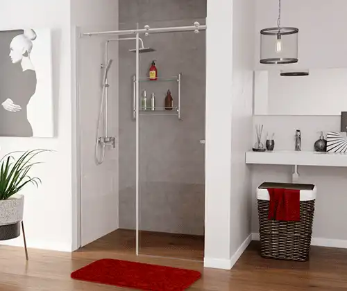 Душевой уголок WasserKRAFT Vils 56R 110х100 56R16 профиль Хром стекло Прозрачное фото 10