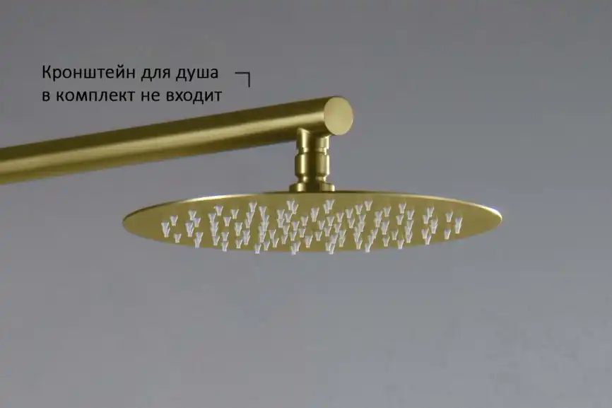 Верхний душ Aquatek  AQ2073BG, Золото матовое фото 4