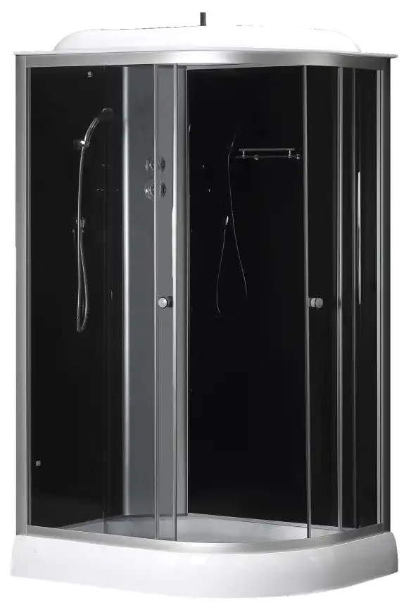 Душевая кабина Loranto 120х80 CS-66121L G 120 с низким поддоном, левая фото 1