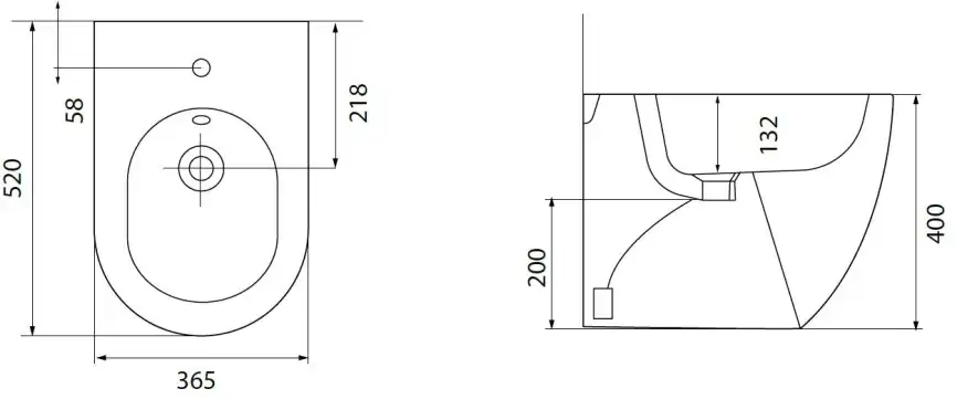 Приставной унитаз Allen Brau Reality 4.32004.31 черный матовый фото 2