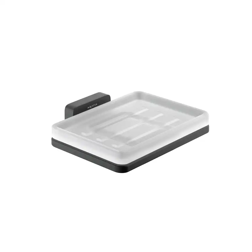 Мыльница для ванной Aquatek Либра AQ4303MB, Черный матовый фото 1