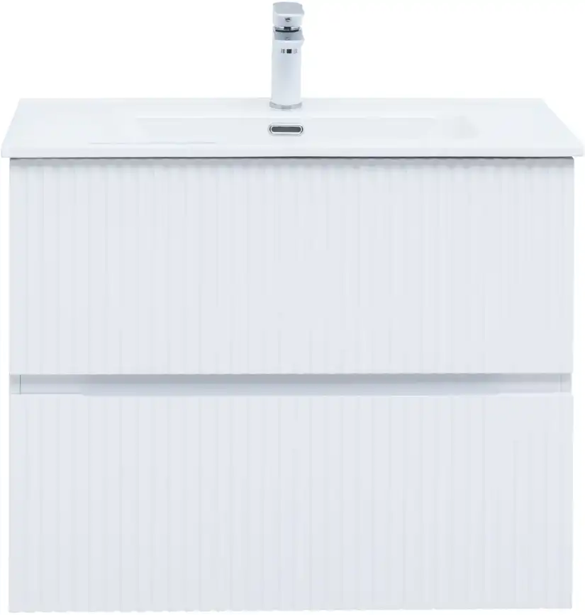 Тумба под раковину Aquanet Джейн 80 белый матовый фото 7