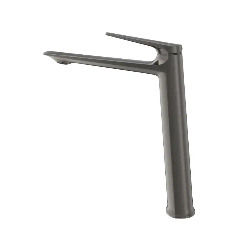 Смеситель для накладной раковины Cezares LINER-LC-GM-W0, Оружейная сталь фото 2