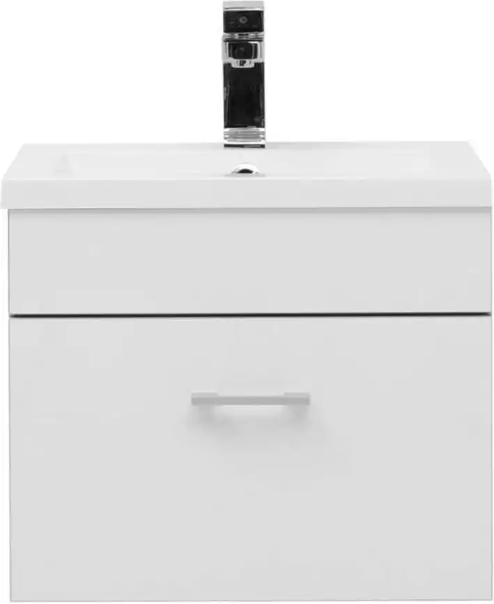 Тумба под раковину Aquanet Верона 50 белый (подвесная 1 ящик) 207765 фото 5