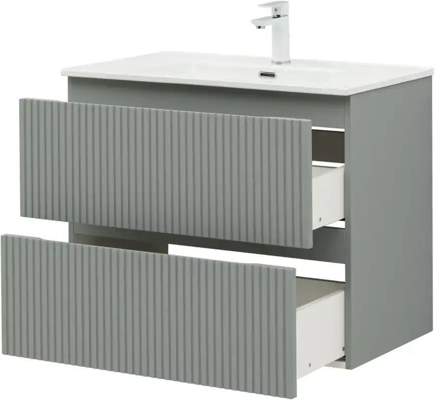 Тумба под раковину Aquanet Джейн (Flat) 80 мисти грин 335434 фото 9