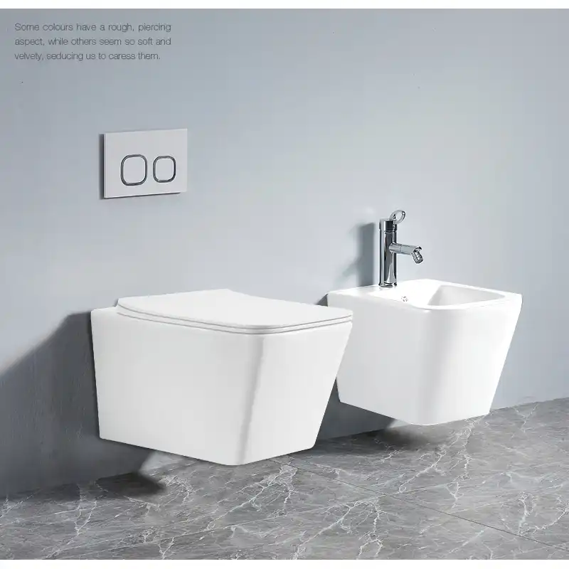 Подвесной унитаз Azario Boca AZ-2002 безободковый, с сиденьем микролифт, Белый глянцевый фото 12