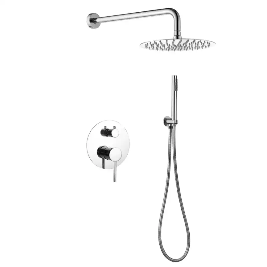 Душевая система ABBER Emotion AF8818 скрытого монтажа без излива, хром фото 1