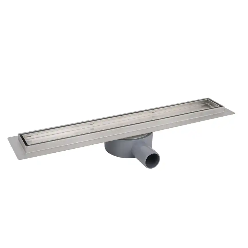 Душевой лоток Azario 80 см AZT3TILE800 с решеткой под плитку, Хром матовый фото 1