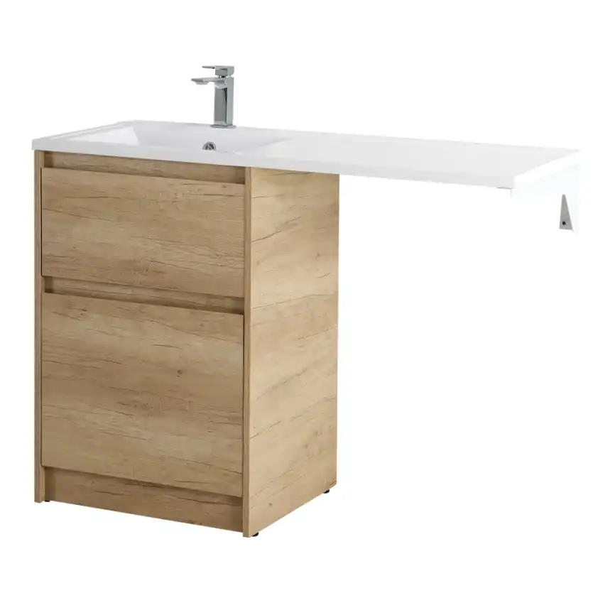 Тумба под раковину BelBagno KRAFT-LVD-580/1200-2C-PIA-RNN напольная Rovere Nebrasca Nature фото 6