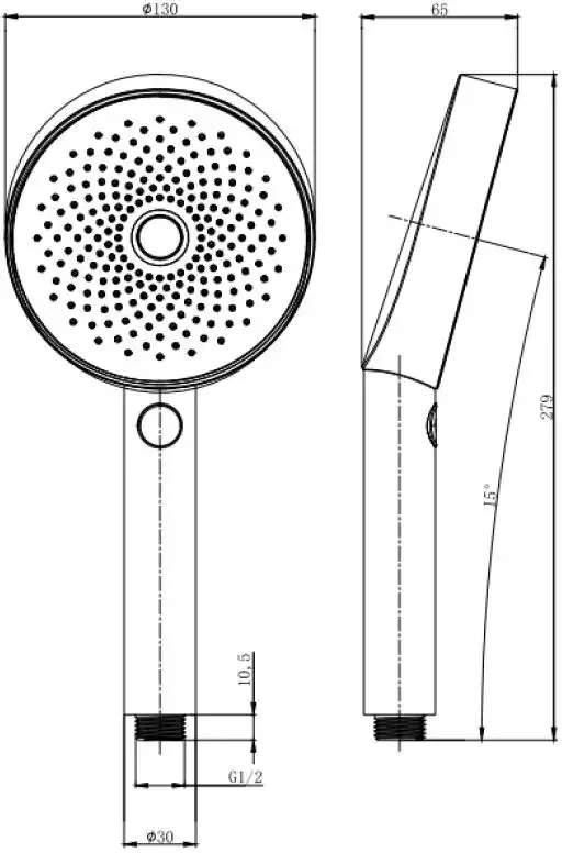Душевая лейка Allen Brau Priority 5.31B20-BN никель браш фото 2