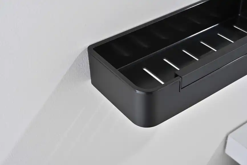 Полка для душа Aquatek AQ4966MB, Черный матовый фото 4