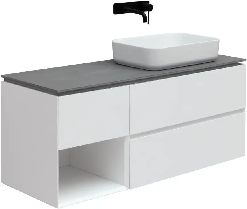 Тумба под раковину Allen Brau Infinity 120 1.21007.WM R белый матовый фото 1