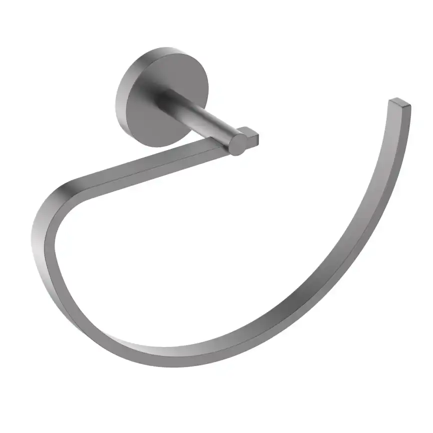 Держатель полотенец Aquatek Бетта AQ4621BGM, Оружейная сталь фото 1