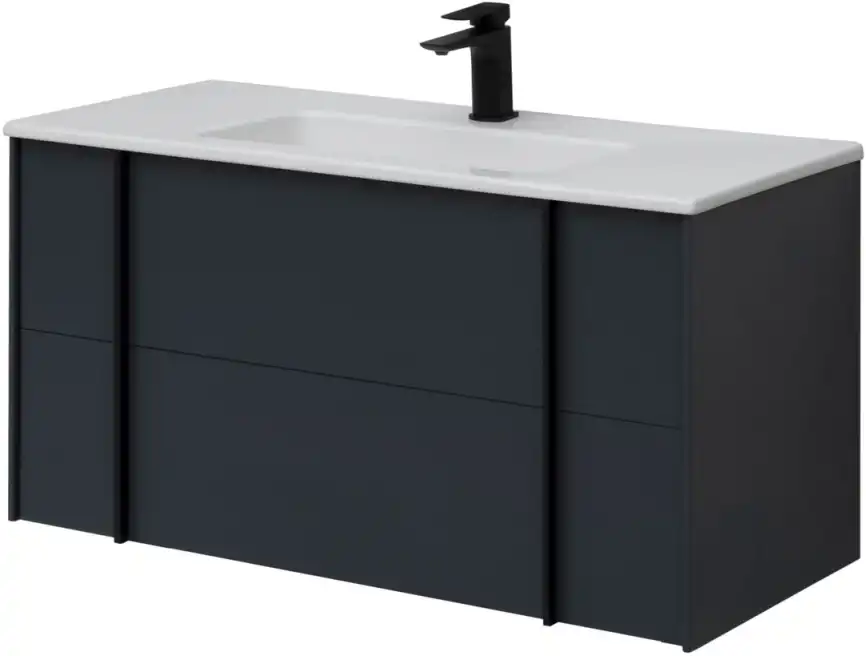 Тумба под раковину Allen Brau Reality 100 1.32007.AM антрацит матовый фото 10