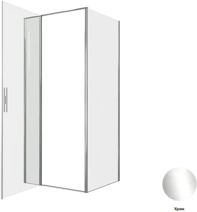 Душевой уголок Allen Brau Priority 90x80 3.31025.00 + 3.31040.00 хром фото 5