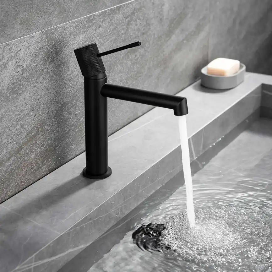 Смеситель для раковины Vincea Desire VBF-1D1MB однорычажный, черный фото 6