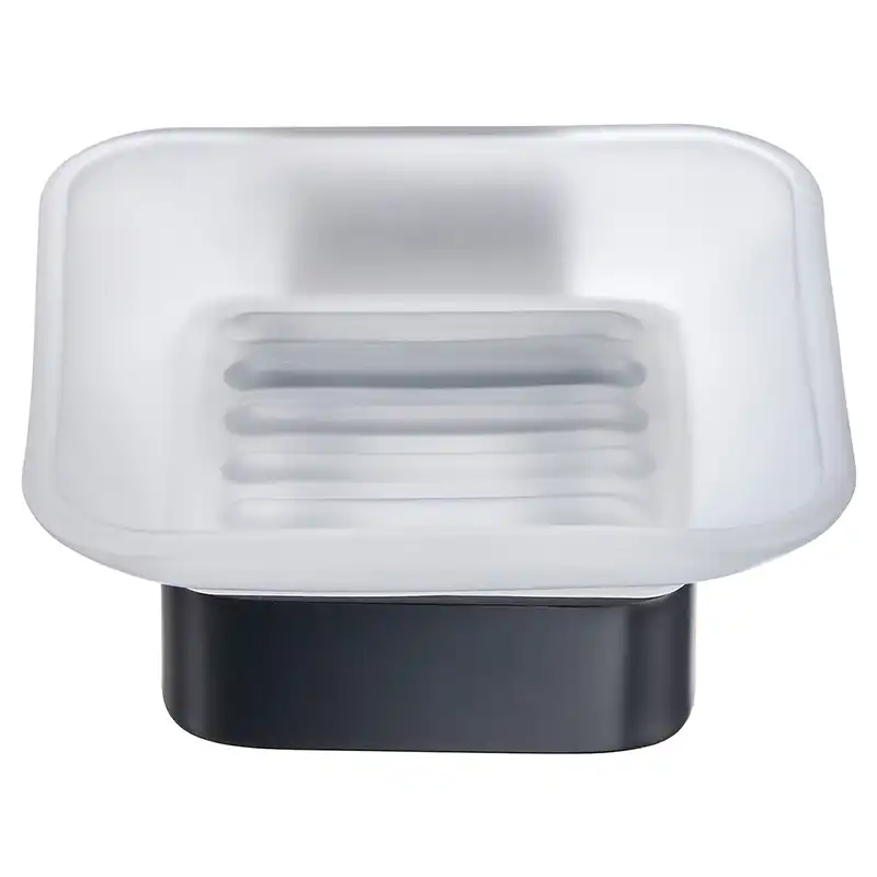 Мыльница подвесная AVS Swart с чашей, черный матовый фото 9