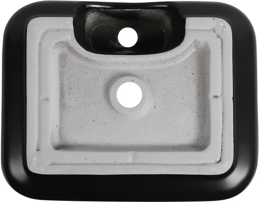 Раковина накладная Aquanet SOUL-2-MB 50х40х13,5 прямоугольная, Черная матовая фото 5