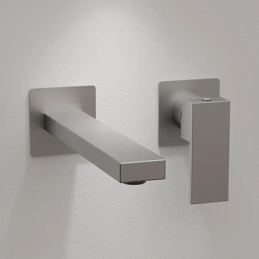 Смеситель для раковины AVS Cube 811-202-CR встраиваемый, с внутренней частью, хром фото 2