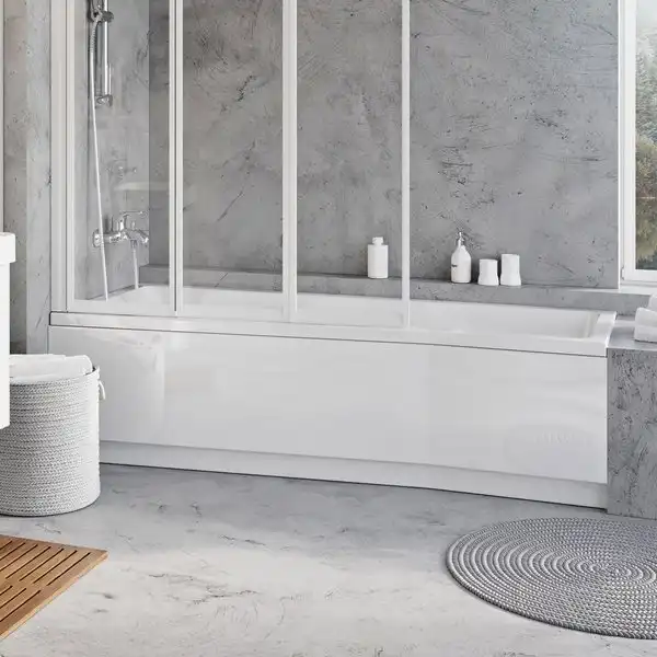 Фронтальная панель Ravak BE HAPPY II 170 белая правая CZ95100A00 фото 1