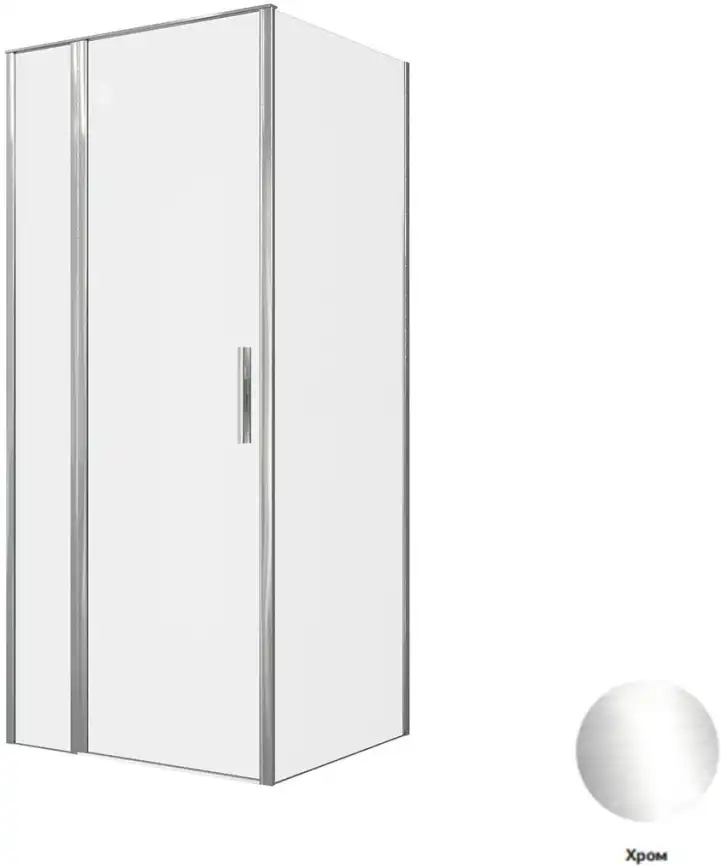 Душевой уголок Allen Brau Priority 90x80 3.31025.00 + 3.31040.00 хром фото 1