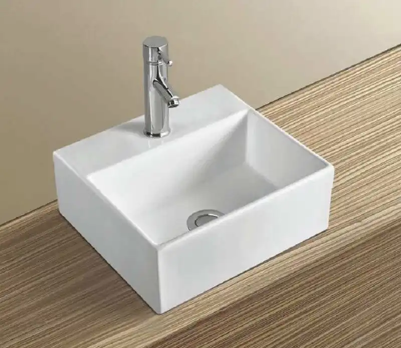 Умывальник CeramaLux 9135 335х290х120 цвет Белый фото 9