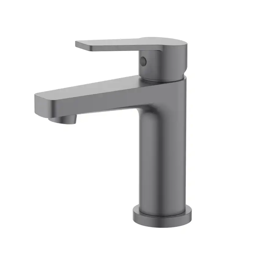 Смеситель для раковины Aquatek Лугано AQ1710BGM, Оружейная сталь фото 1