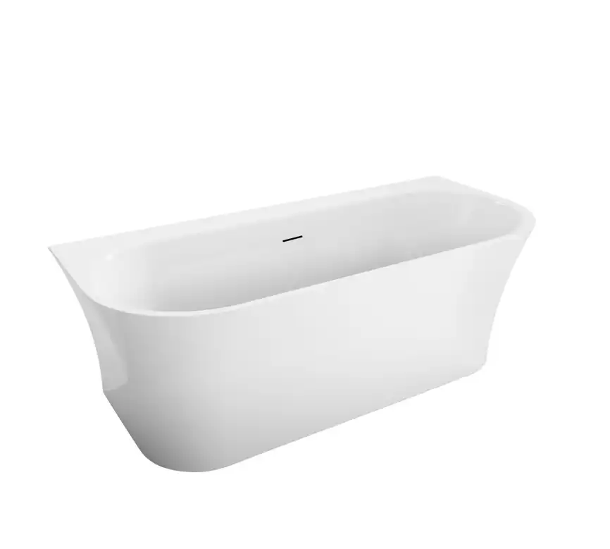 Акриловая ванна BelBagno 155х70 BB711-1550-700, отдельностоящая, Белая глянцевая фото 3