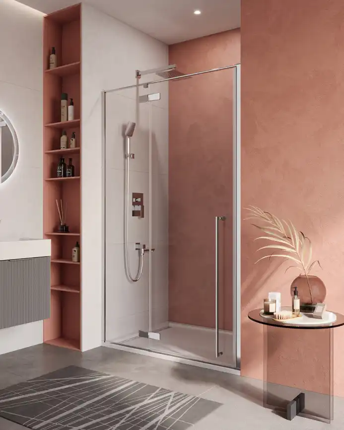 Душевая дверь Cezares Liner 120 см, LINER-B-12-120-C-Cr-L, профиль Хром, стекло Прозрачное фото 1